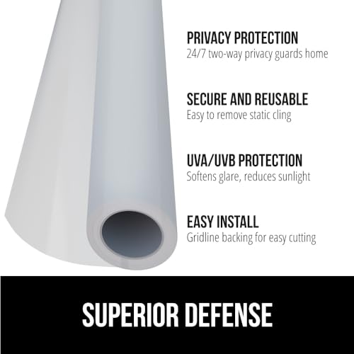 Gorilla Guard Removable Sun Blocking Privacy Film for Glass Windows