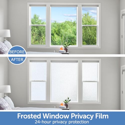 Frosted Privacy Film for Home and Office (17.5 x 78.7")